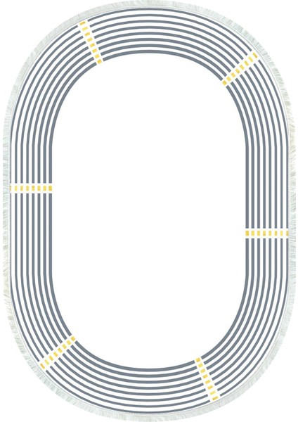 Dijital Baskılı Kaymaz Taban Yıkanabilir Oval Salon Halısı Mutfak Halısı ve Yolluk NHO-HT-1396 fiyatları