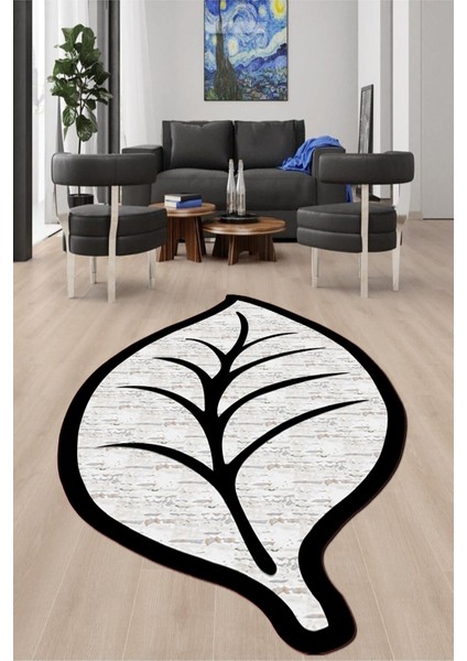 Dijital Baskılı Kaymaz Taban Yıkanabilir Lazer Kesim Salon Halısı ve Yolluk NH-LZR-SD-486