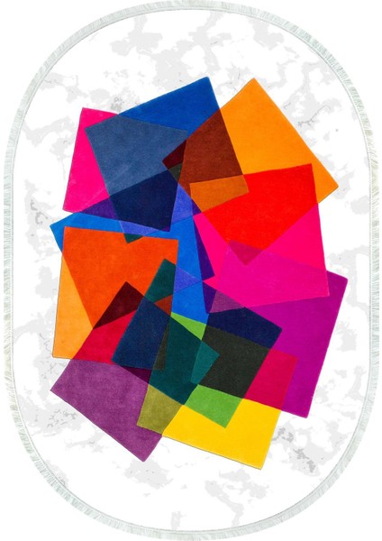 Dijital Baskılı Kaymaz Taban Yıkanabilir Oval Salon Halısı Mutfak Halısı ve Yolluk NHO-HT-1071 fiyatları