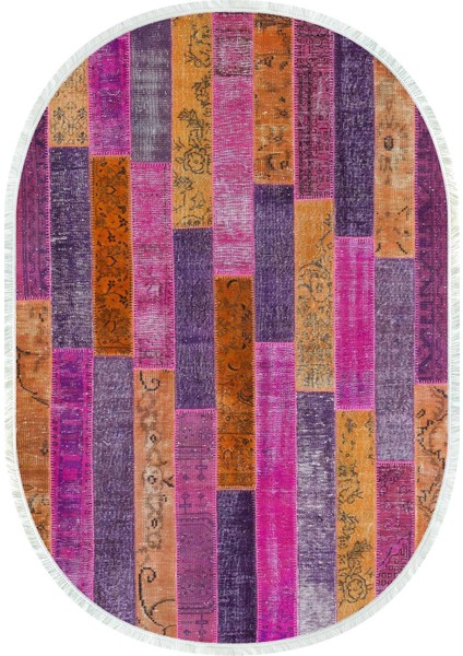 Dijital Baskılı Kaymaz Taban Yıkanabilir Oval Salon Halısı Mutfak Halısı ve Yolluk NHO-HT-1247 fiyatları