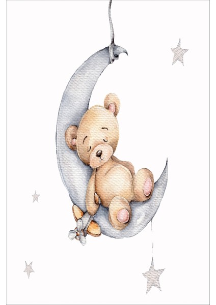 Dijital Baskılı Kaymaz Tabanlı Yıkanabilir Ayıcıklı Çocuk Odası Halısı NHÇ-HP-724 fiyatları