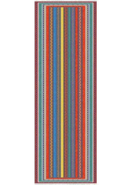 Dijital Baskılı Kaymaz Taban Yıkanabilir Modern Desenli Koridor Halısı Yolluk Nhu-Hk-3 fiyatları