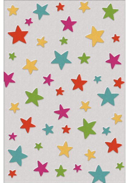 Dijital Baskılı Kaymaz Tabanlı Yıkanabilir Yıldızlı Çocuk Odası Halısı NHÇ-HP-797 fiyatları