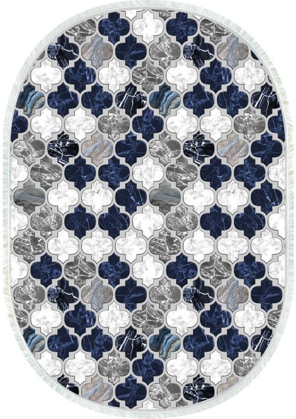 Dijital Baskılı Kaymaz Taban Yıkanabilir Oval Salon Halısı Mutfak Halısı ve Yolluk NHO-HY-1185 fiyatları