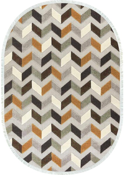 Dijital Baskılı Kaymaz Taban Yıkanabilir Oval Salon Halısı Mutfak Halısı ve Yolluk NHO-HT-1393 fiyatları