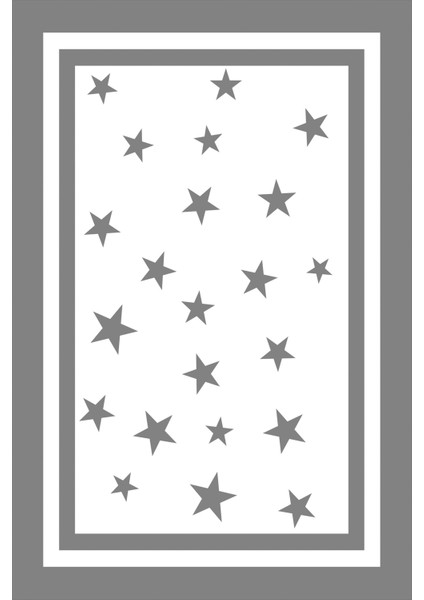 Dijital Baskılı Kaymaz Tabanlı Yıkanabilir Yıldızlı Çocuk Odası Halısı NHÇ-HT-1197 fiyatları