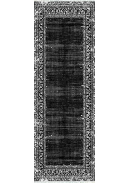 Dijital Baskılı Kaymaz Taban Yıkanabilir Sade Desenli Koridor Halısı Yolluk NHU-HT-124