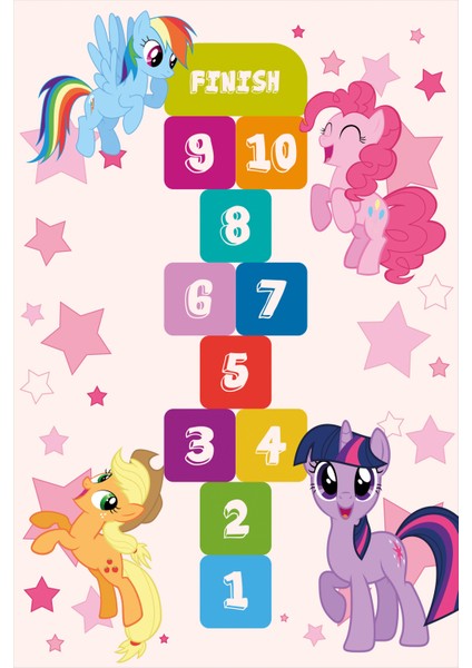 Dijital Baskılı Kaymaz Tabanlı Yıkanabilir Seksek Desenli Çocuk Odası Halısı NHÇ-HY-1400 fiyatları