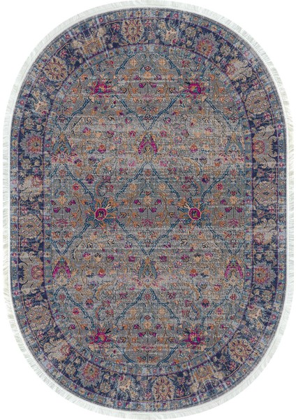 Dijital Baskılı Kaymaz Taban Yıkanabilir Oval Salon Halısı Mutfak Halısı ve Yolluk NHO-HT-758 fiyatları
