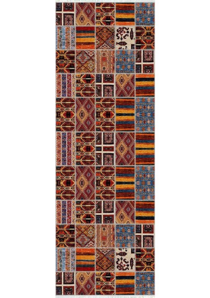 Dijital Baskılı Kaymaz Taban Yıkanabilir Modern Desenli Koridor Halısı Yolluk NHU-HT-1518 fiyatları