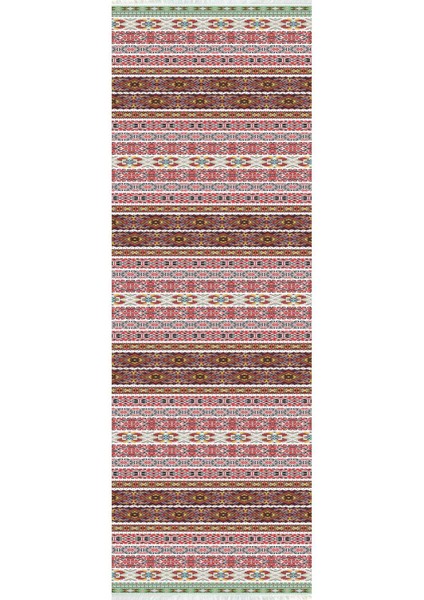 Dijital Baskılı Kaymaz Taban Yıkanabilir Modern Desenli Koridor Halısı Yolluk Nhu-Hk-20