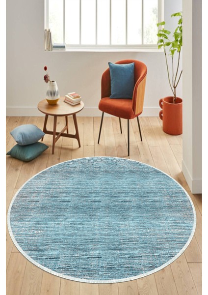 Dijital Baskılı Kaymaz Taban Yıkanabilir Yuvarlak Salon Halısı ve Mutfak Halısı NHY-HY-1281