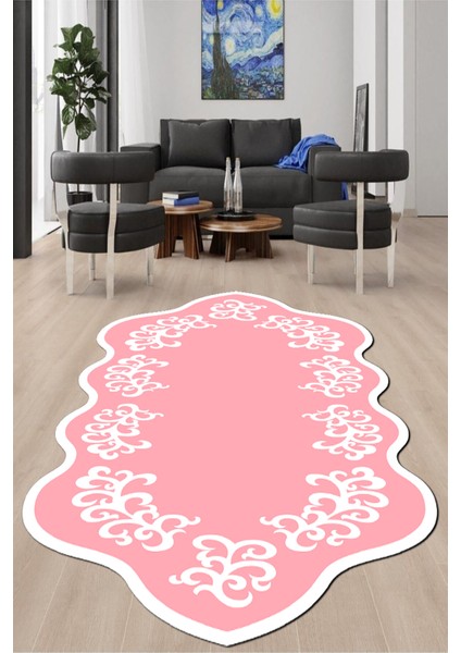 Dijital Baskılı Kaymaz Taban Yıkanabilir Lazer Kesim Salon Halısı ve Yolluk NH-LZR-SD-132