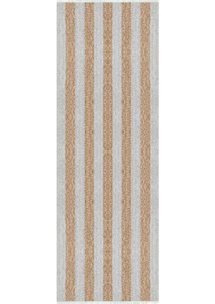 Dijital Baskılı Kaymaz Taban Yıkanabilir Modern Desenli Koridor Halısı Yolluk NHU-SD-365