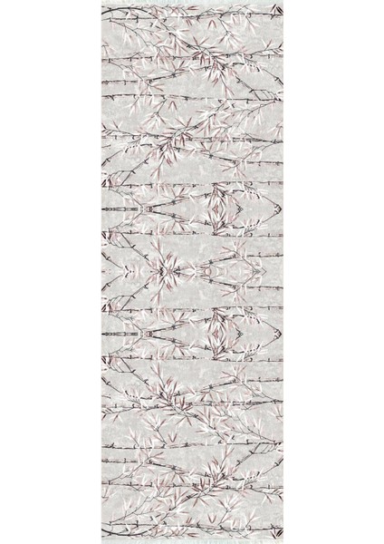 Dijital Baskılı Kaymaz Taban Yıkanabilir Modern Desenli Koridor Halısı Yolluk NHU-HT-353