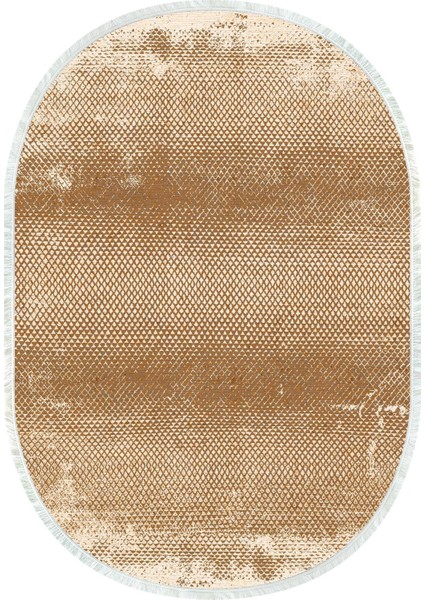 Dijital Baskılı Kaymaz Taban Yıkanabilir Oval Salon Halısı Mutfak Halısı ve Yolluk NHO-SD-343