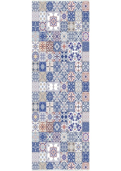 Dijital Baskılı Kaymaz Taban Yıkanabilir Renkli Koridor Halısı Yolluk NHU-HS-301 fiyatları