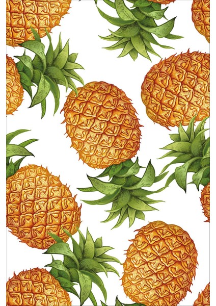 Dijital Baskılı Kaymaz Taban Yıkanabilir Ananas Baskılı Mutfak Halısı NHM-HM-599 fiyatları