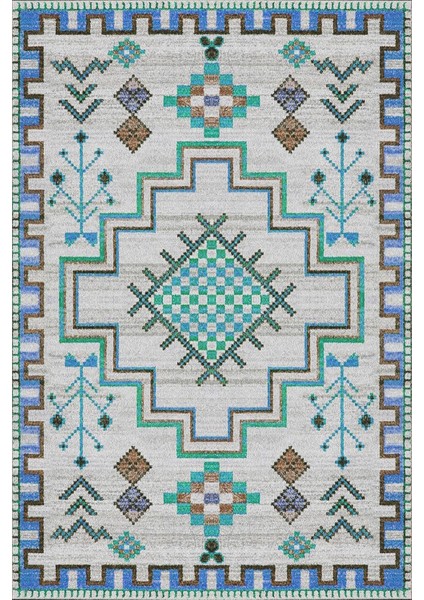 Dijital Baskılı Kaymaz Taban Yıkanabilir 2'li Banyo Paspası Halı Takımı NH-KLZT-SD-809 fiyatları