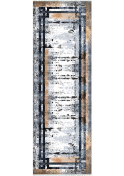 Dijital Baskılı Kaymaz Taban Yıkanabilir Modern Desenli Koridor Halısı Yolluk NHU-HT-1273 fiyatları