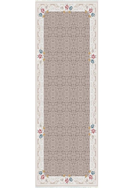 Dijital Baskılı Kaymaz Taban Yıkanabilir Modern Desenli Koridor Halısı Yolluk NHU-HY-1026