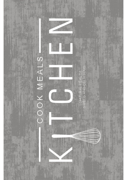 Dijital Baskılı Kaymaz Taban Yıkanabilir Kitchen Yazılı Mutfak Halısı NHM-SD-521 fiyatları