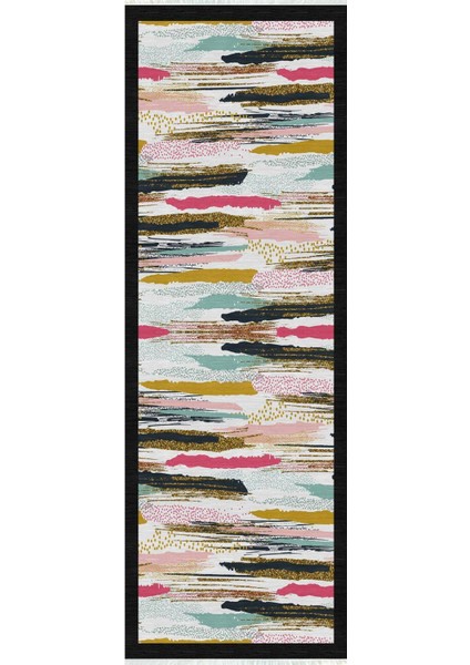 Dijital Baskılı Kaymaz Taban Yıkanabilir Modern Desenli Koridor Halısı Yolluk NHU-HS-233 fiyatları