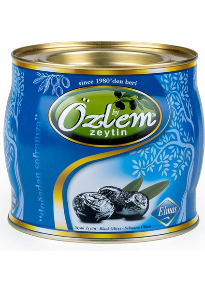 Elmas 2kg Teneke Siyah Zeytin (291-320 klb)