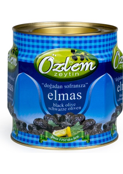Elmas 1,5kg Teneke Siyah Zeytin (291-320 klb)