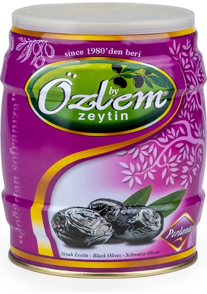 Özlem Pırlanta Siyah Zeytin 800 gr Teneke