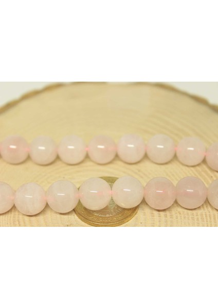 Pembe Kuvars Taşı Dizi 12MM