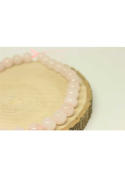 Pembe Kuvars Taşı Dizi 12MM modelleri