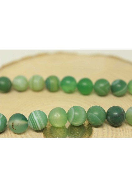 Akik Taşı Yeşil Dizi 10MM (22415) fiyatları