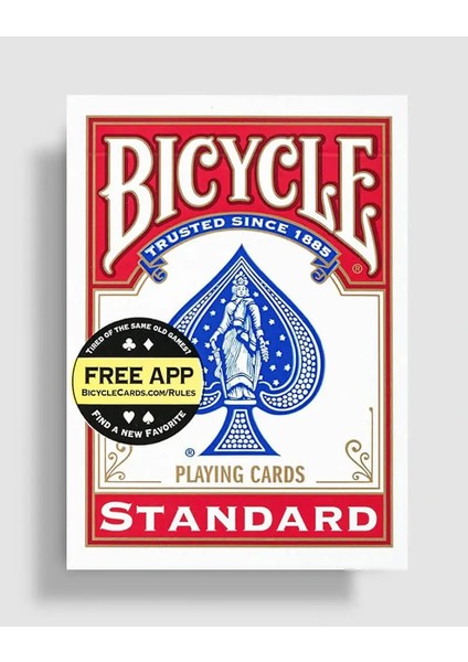Bicycle Standart Oyun Kartı (Kırmızı)