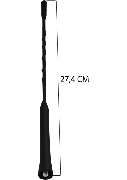 Opel Astra, Corsa, Mariva, Için Tavan Anten Çubuğu - 27 cm M5 -