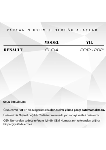 Renault Iv Için Airbag Zemberek