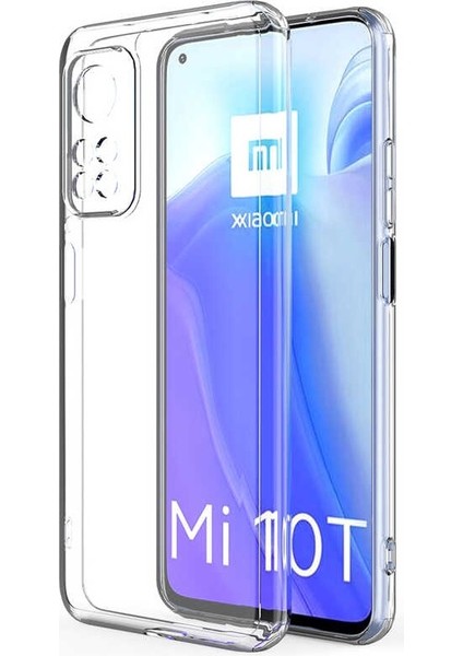Xiaomi Mi 10T Kamera Korumalı Süper Silikon Kılıf Kırılmaz Ekran Koruyucu