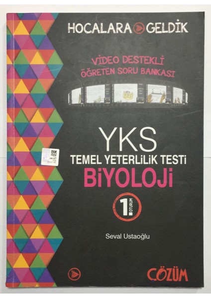 Hocalara Geldik YKS TYT Biyoloji 1.oturum Video Destekli Öğreten Soru Bankası