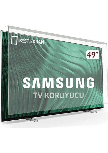 Samsung 49NU8000 Tv Ekran Koruyucu - Samsung 49" Inç Tv Ekran Koruyucu Şeffaf Paneli fiyatları