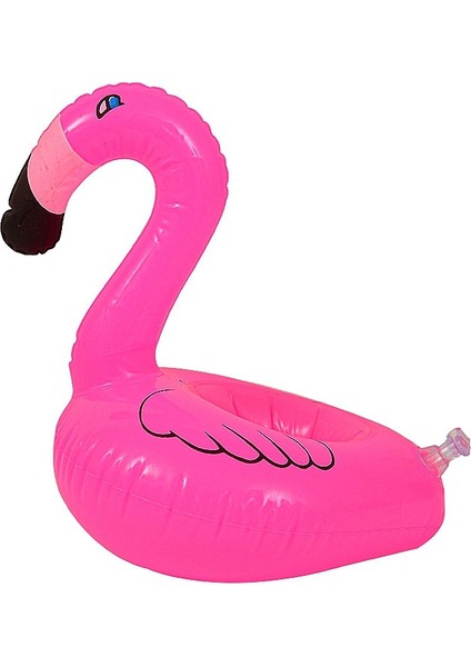 Son Trend Flamingo Şişme Deniz Havuz Bardak Tutucu Float Bar 18-22CM