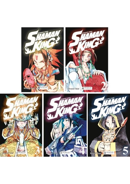 Shaman King 1 - Shaman King 2 - Shaman King 3 - Shaman King 4 - Shaman King 5 - Hiroyuki Takei