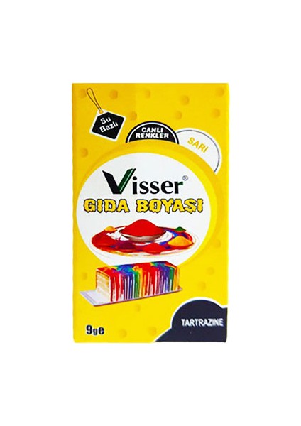 Sarı Toz Gıda Boyası 9 gr x 2 Adet