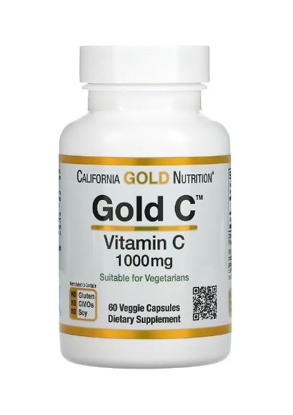Gold C, Vitamin C, 1,000 Mg, 60 Veggie Capsules
