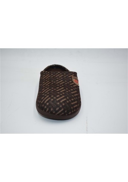 13508 Erkek Kışlık Terlik Ev Misafir - Kahverengi - 43 modelleri