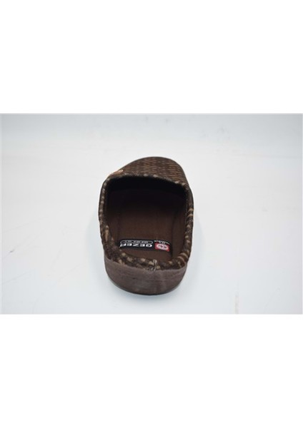 13508 Erkek Kışlık Terlik Ev Misafir - Kahverengi - 43 indirimleri