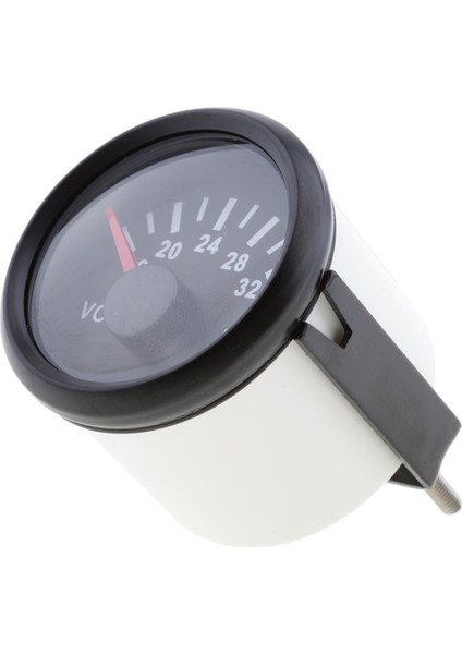 2 '' 52MM Paslanmaz Çelik Tekne Voltmetre Deniz Tekne Yat Siyah Için 16-32 V (Yurt Dışından)