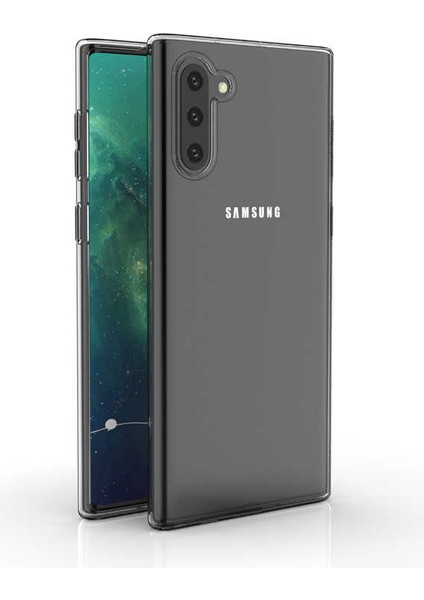 Galaxy Note 10 Şeffaf Süper Silikon Kılıf