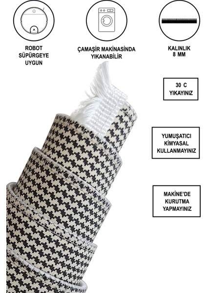 Dijital Baskılı Kaymaz Taban Yıkanabilir 2'li Banyo Paspası Halı Takımı NH-KLZT-SD-586 modelleri