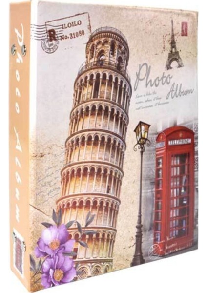 Nobystar 200'LÜK Renkli Desenli 10X15 Fotoğraf Albümü