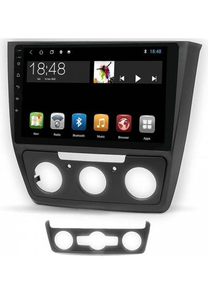 Nakamachi Skoda Yeti 2010-2017 Android Sistem Carplay Destekli Multimedia Navigasyon Teyp